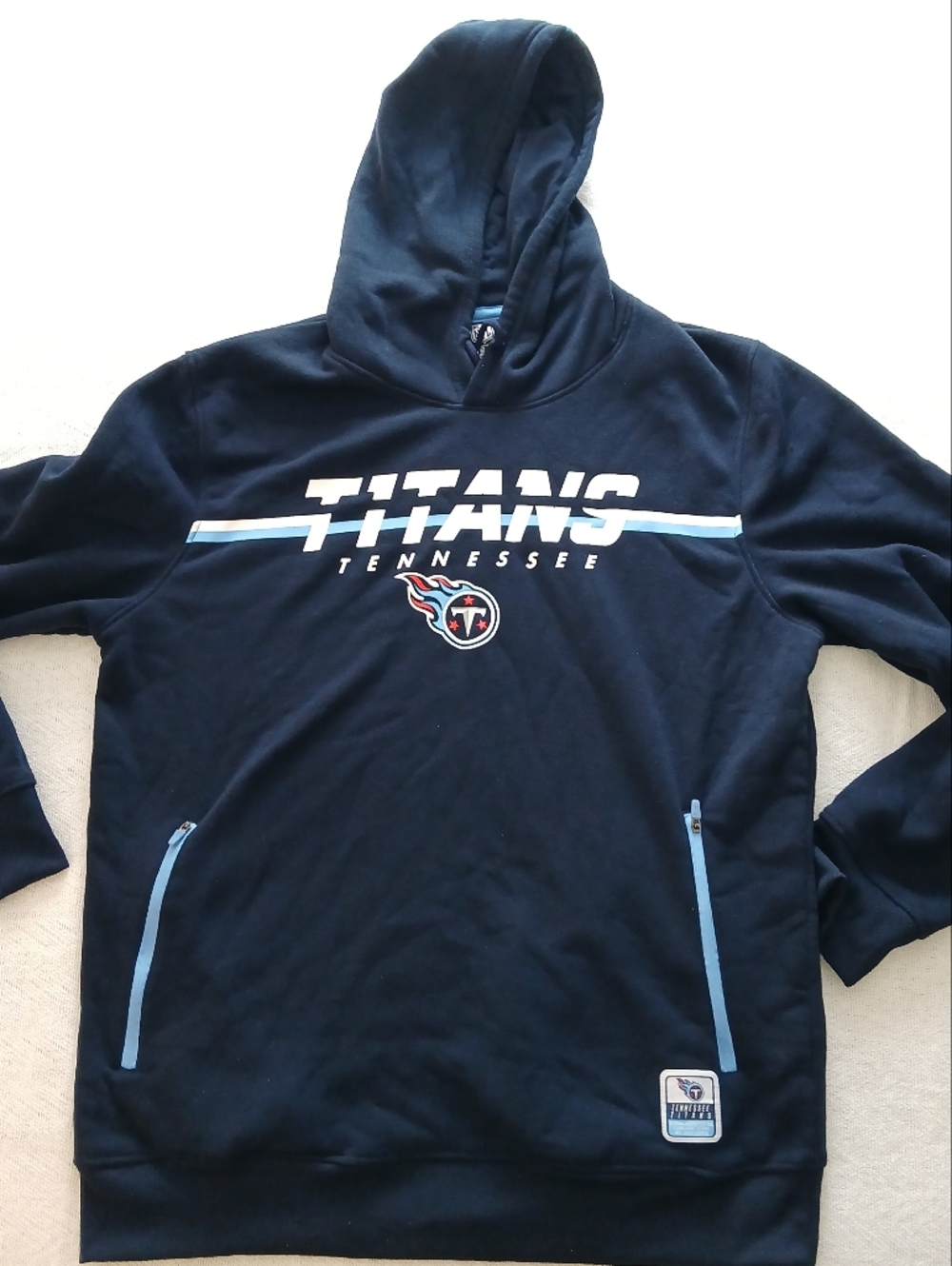 Sz.L Mens NFL Tennessee Titans New Era Combine Training Pullover Hoodie